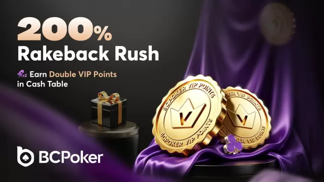 BCPoker Doubles VIP Points for a Week and Launches Its First PLO Leaderboard