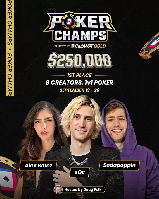 Eight Creators, One Bracket, $500,000: ClubWPT Gold Announces Poker Champs