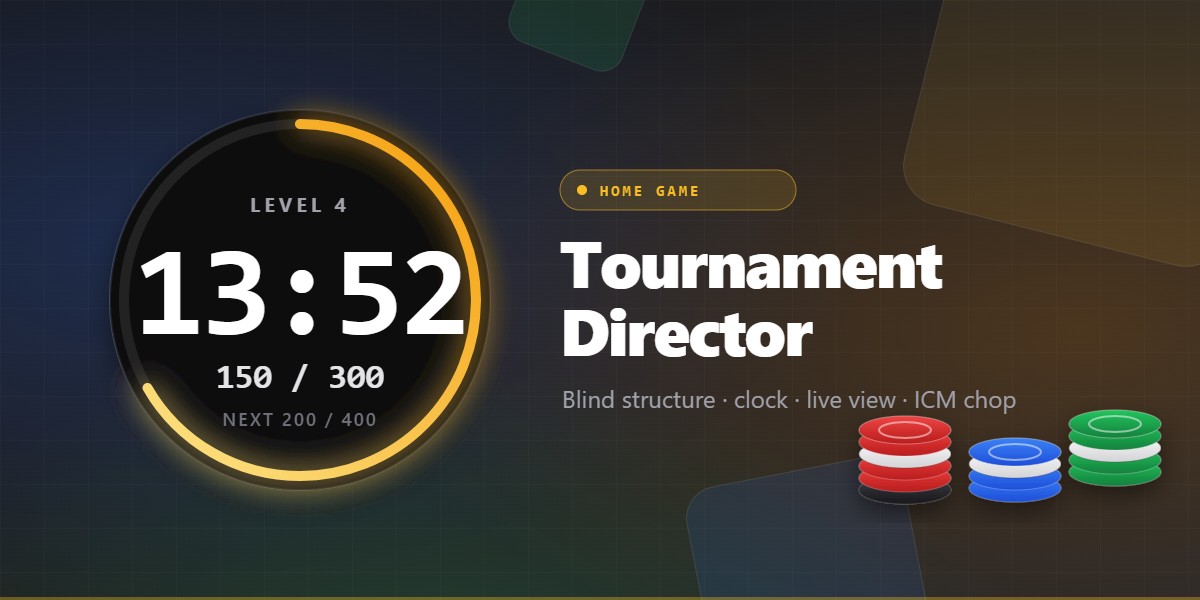 Home Game Tournament Director logo